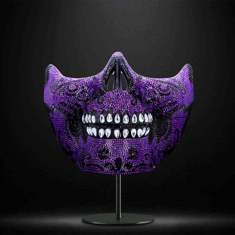 Nemesis Now - Jewelled Masquerade (Purple) 17.5cm Mask - Purple